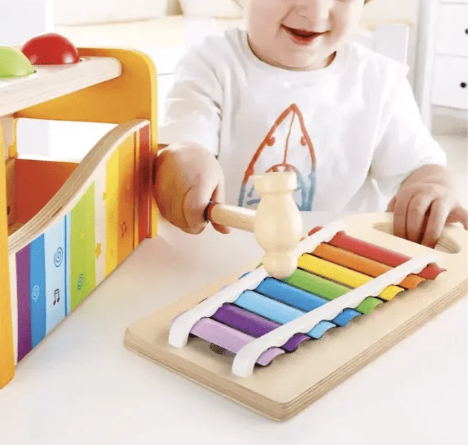 Hape Pound and Tap Bench E0305 - Image 4