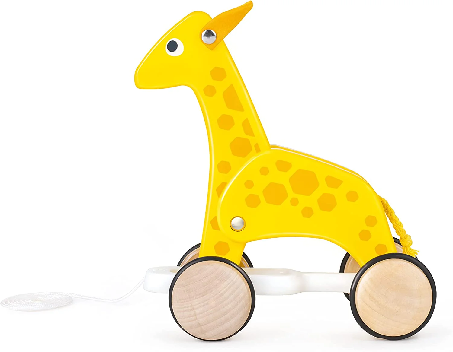 Hape Push and Pull Giraffe Wooden Pull Along Toy