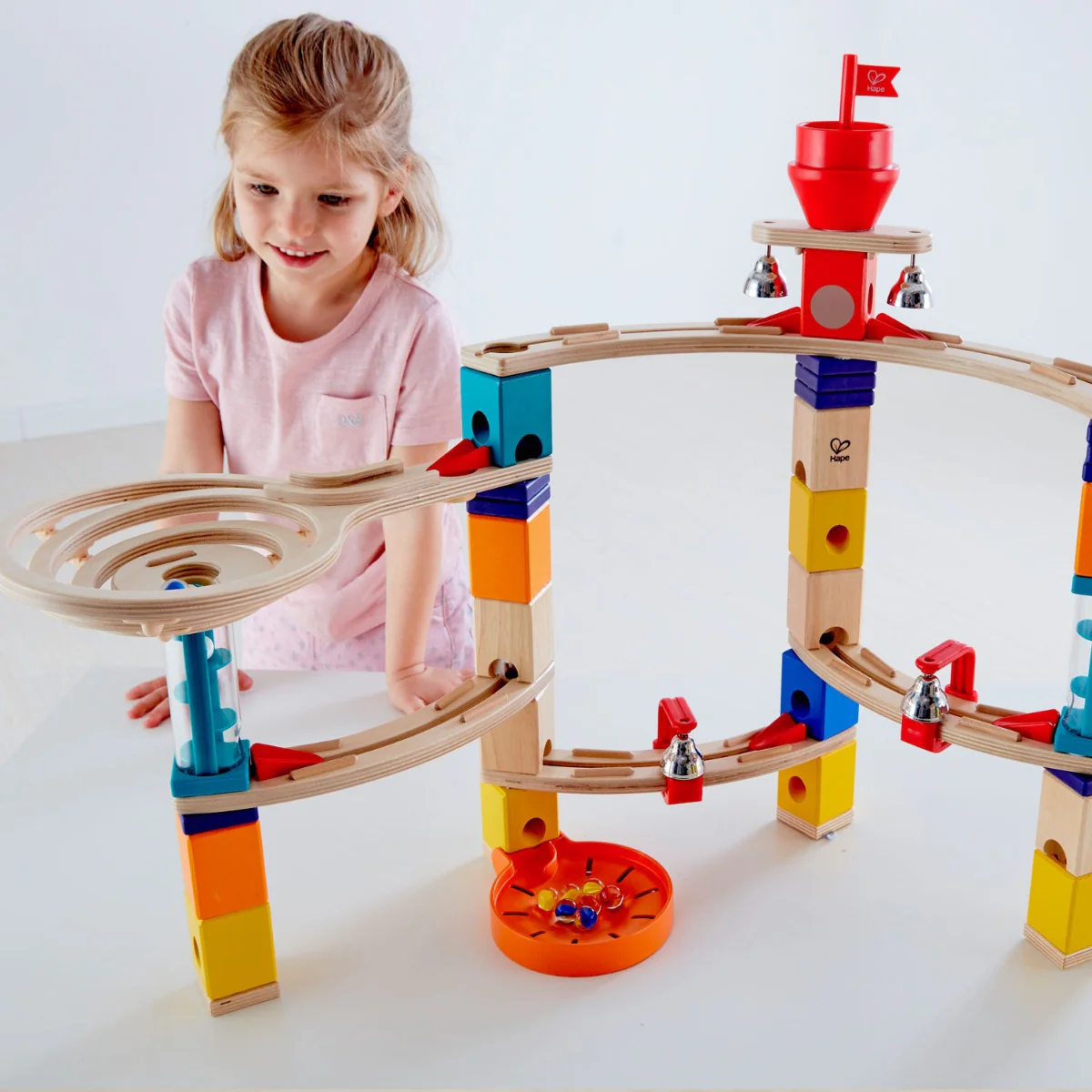 Hape Quadrilla Castle Escape Marble Run Set 52pcs + 50marbles - Image 3
