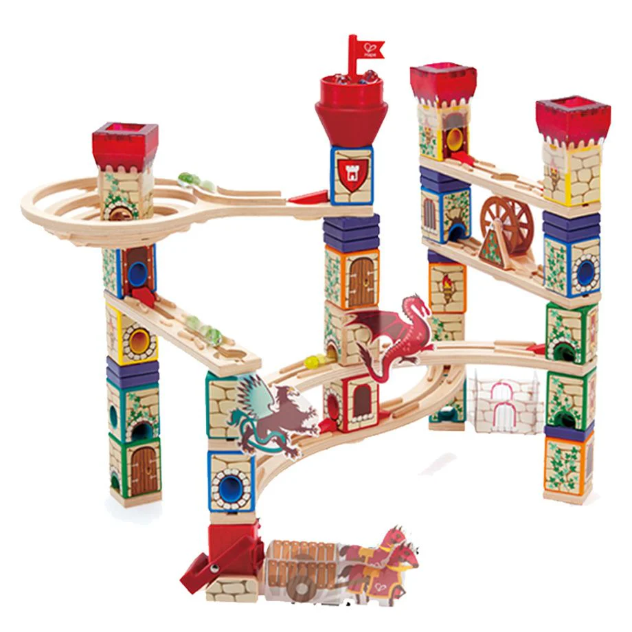 Hape Quadrilla Medieval Quest Marble Run Construction Toy