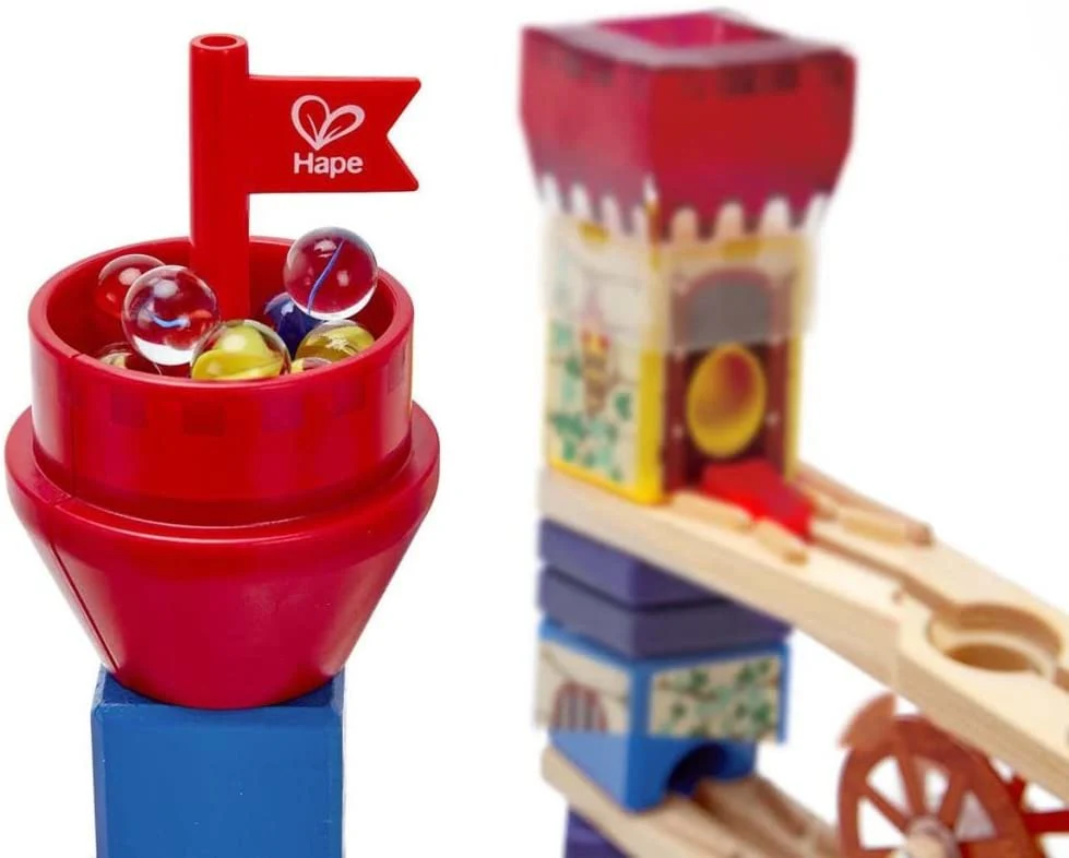 Hape Quadrilla Medieval Quest Marble Run Construction Toy - Image 4
