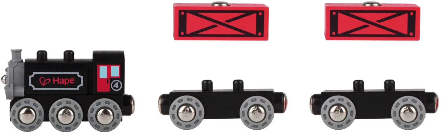 Hape Railway Steam-Era Freight Trainset - Image 2