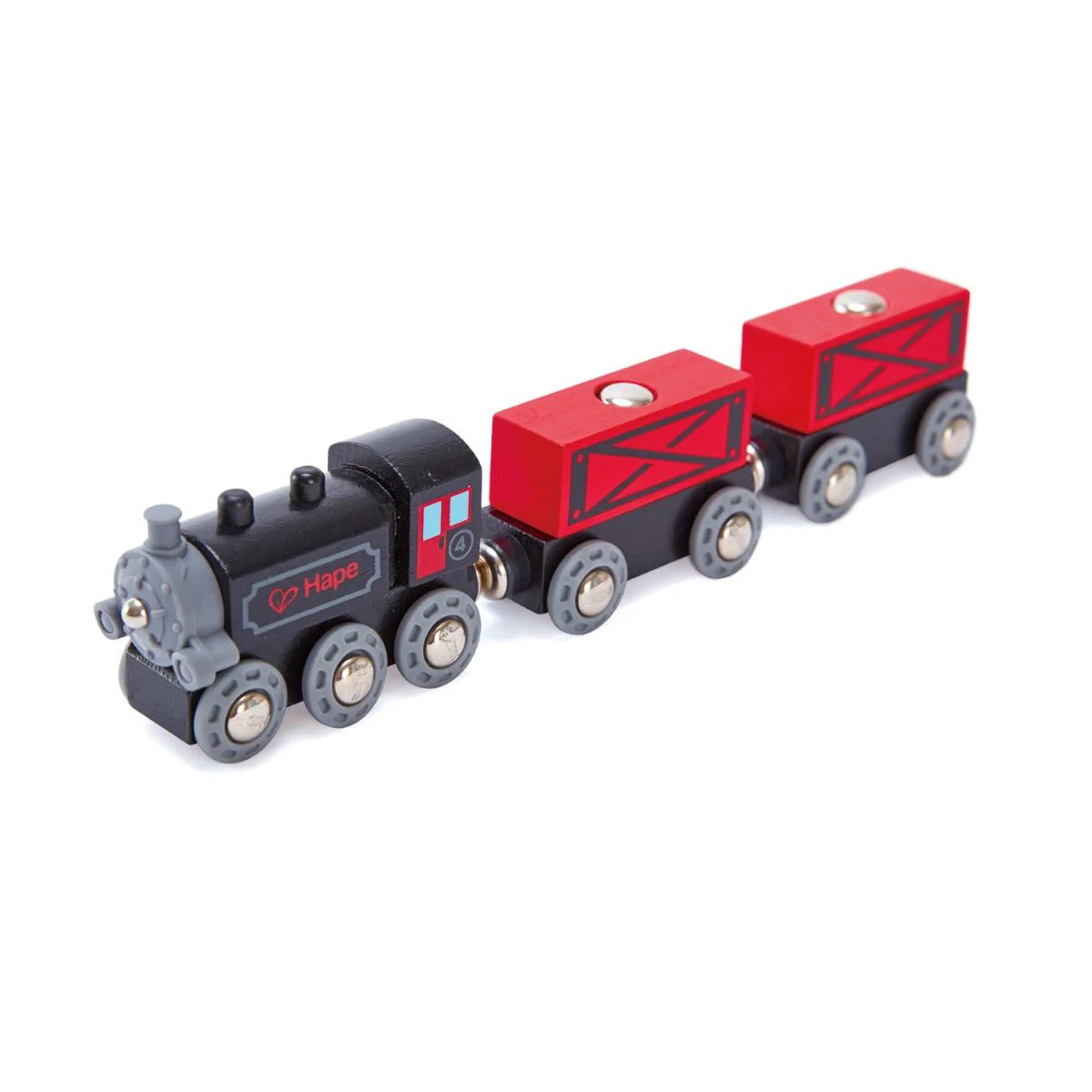 Hape Railway Steam-Era Freight Trainset - Image 3