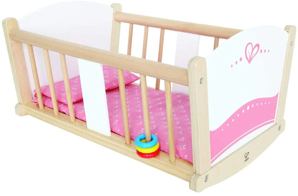Hape Rock-a-bye Baby Cradle E3601 - Image 3