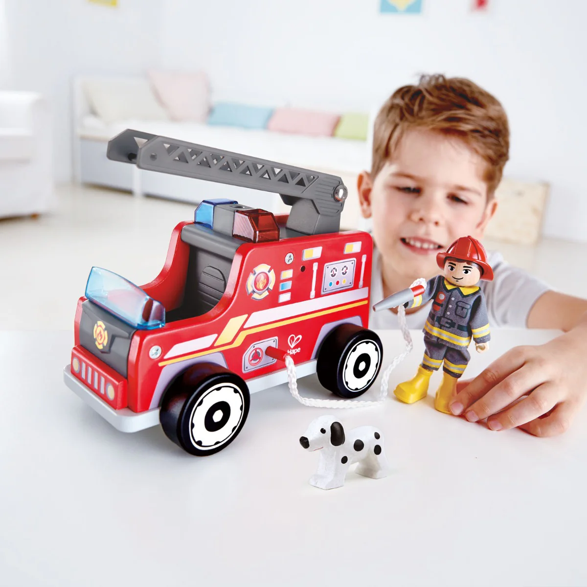 Hape Role Play Fire Rescue Team 3pcs - Image 5