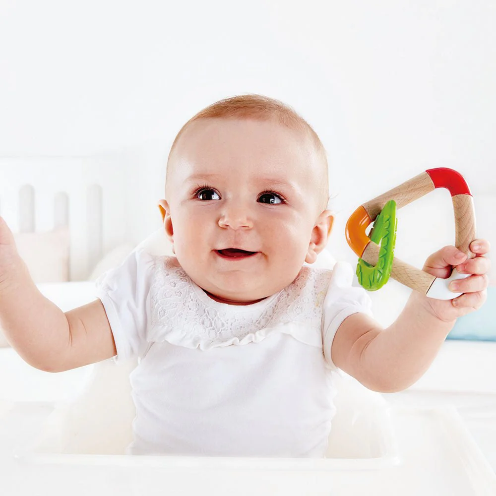 Hape Roller Rattle Infant Toy - Image 3