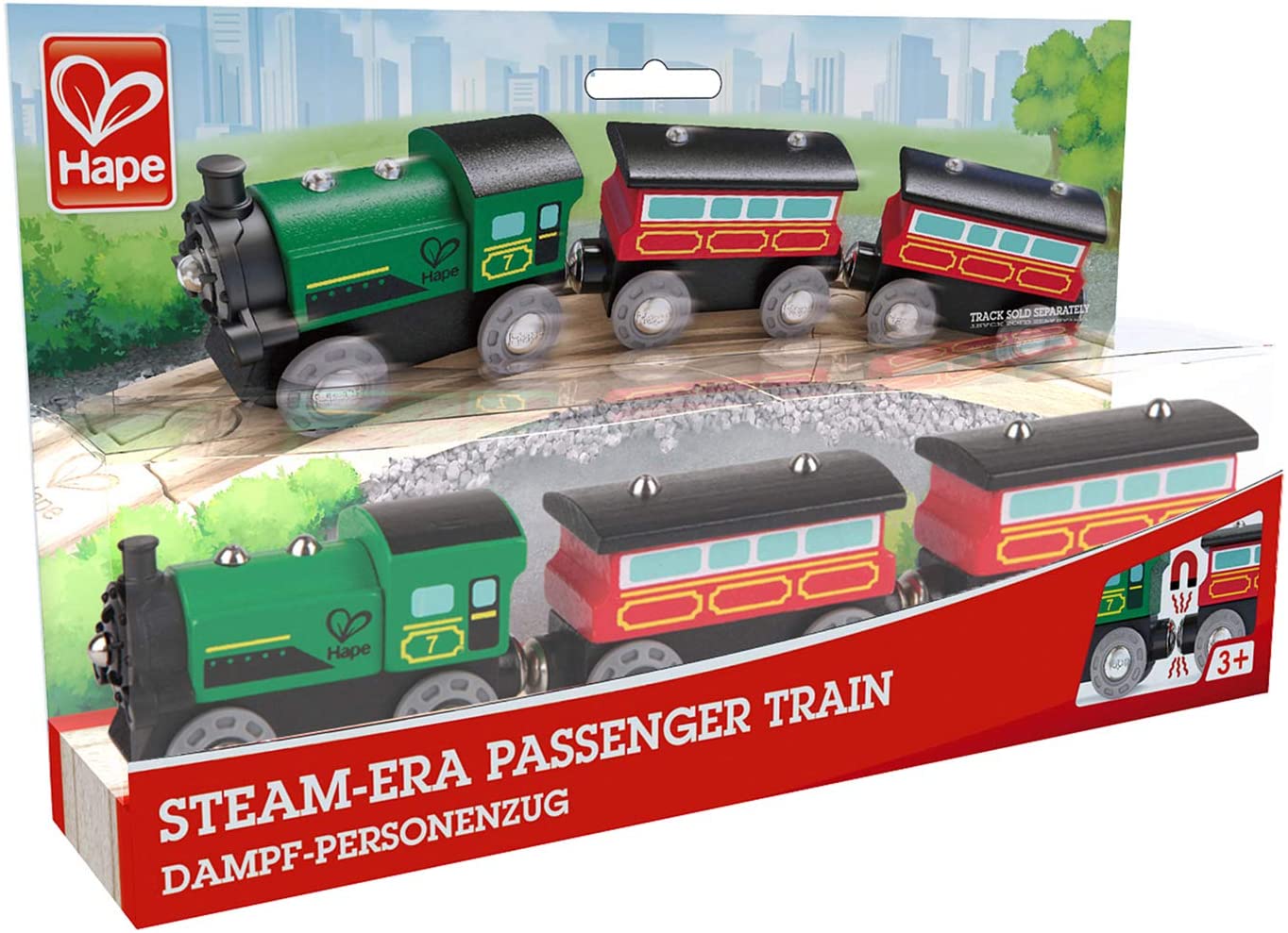 Hape Steam-Era Passenger Train E3719