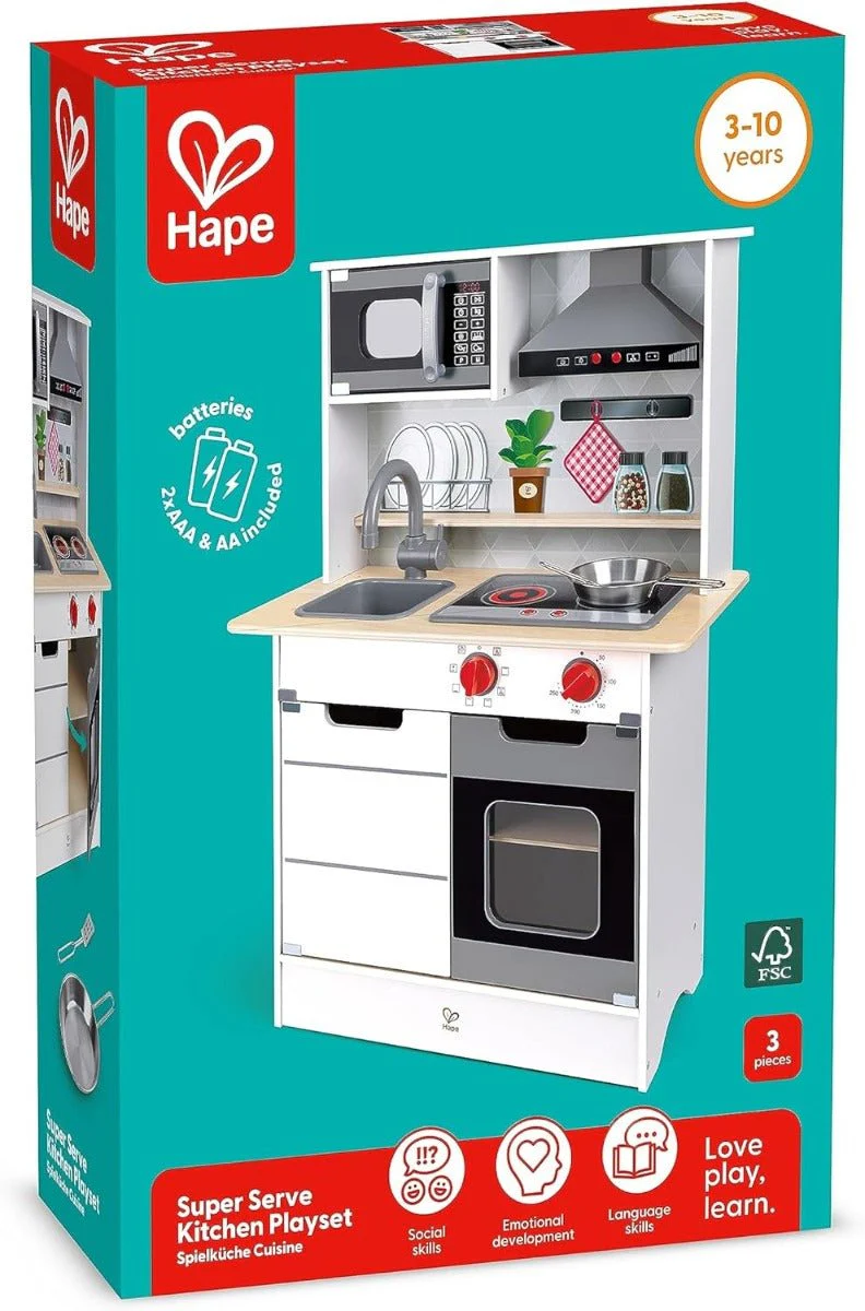 Hape Super Serve Kitchen Playset E8710