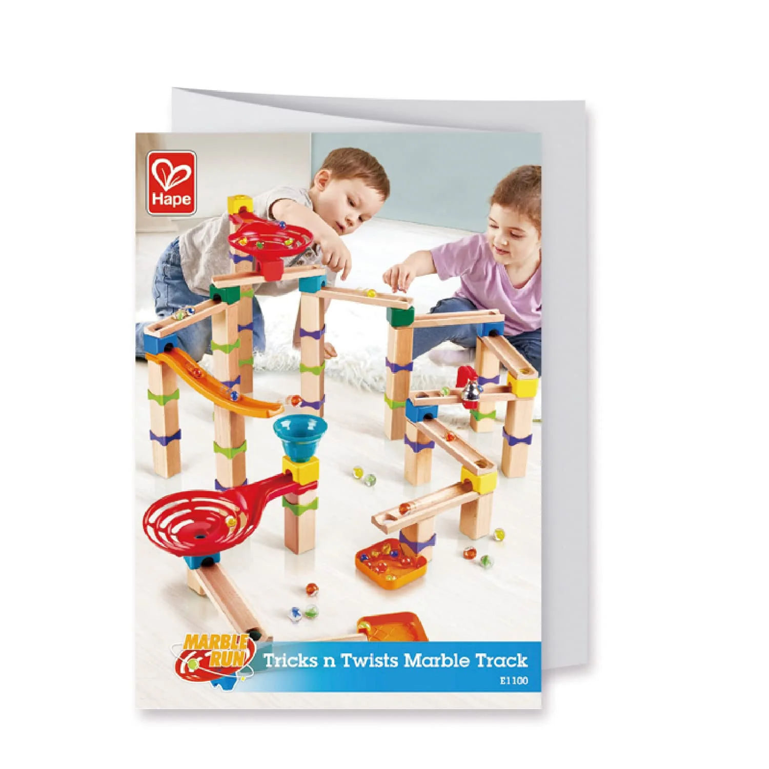 Hape Tricks & Twists Marble Track E1100 - Image 2