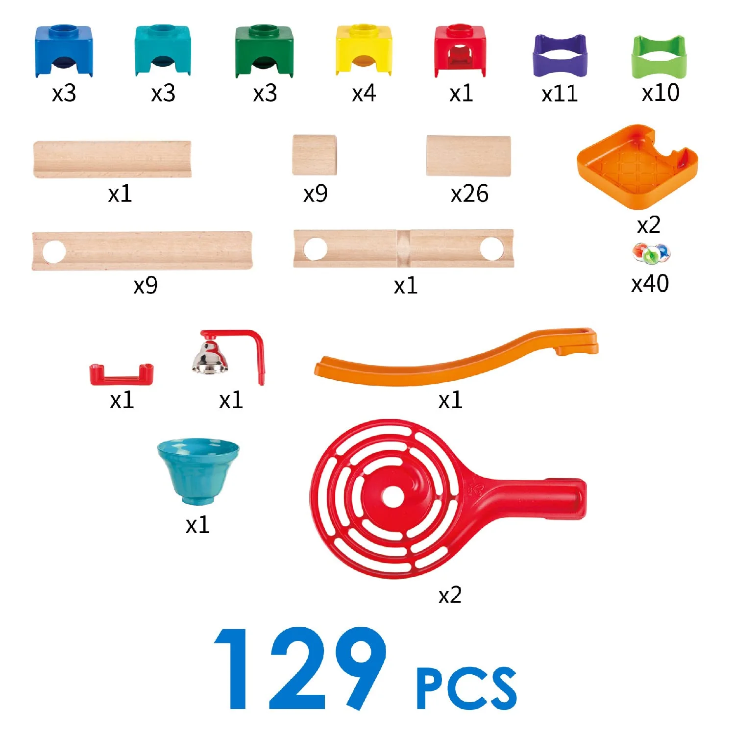 Hape Tricks & Twists Marble Track E1100 - Image 4