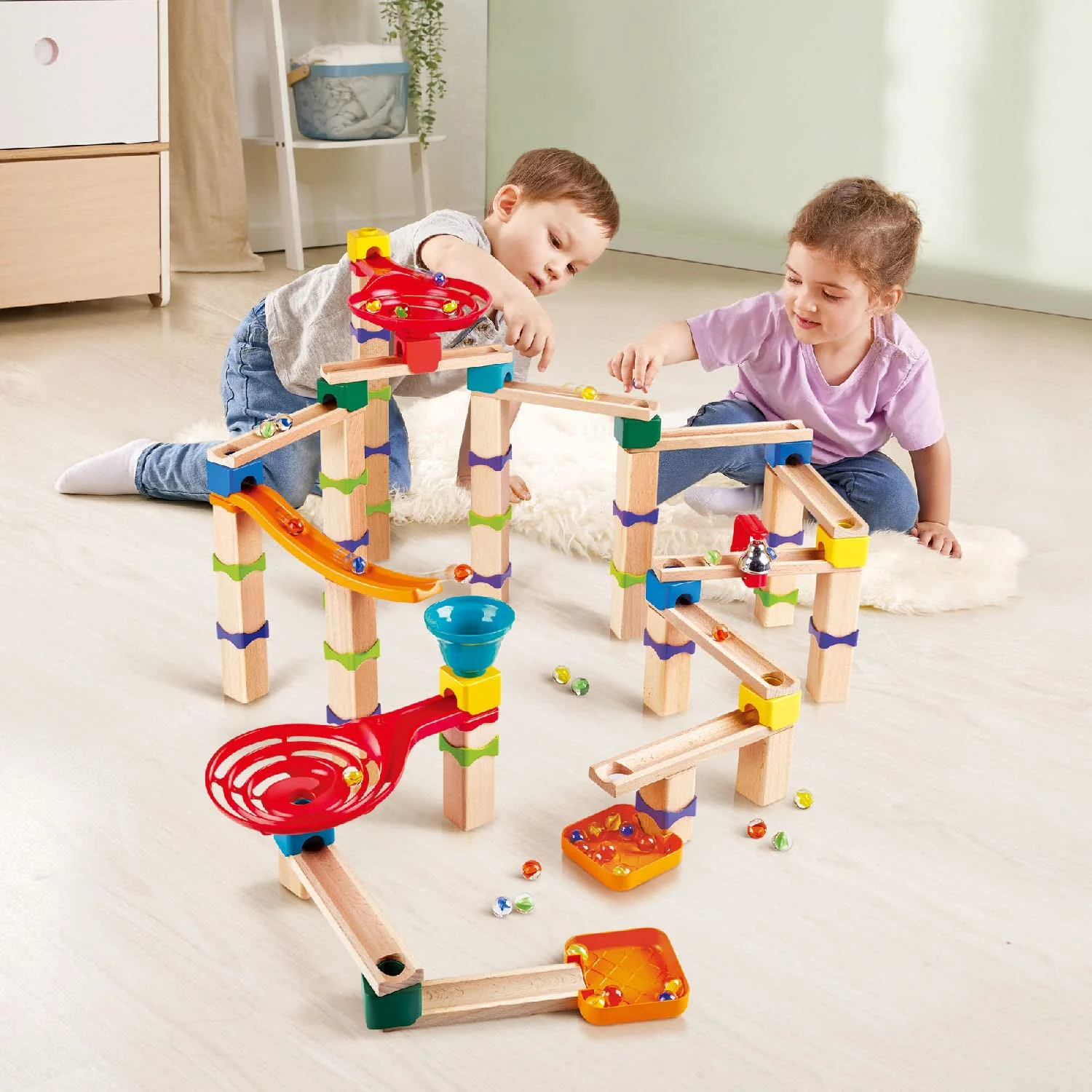 Hape Tricks & Twists Marble Track E1100 - Image 7