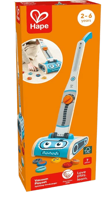 Hape Vacuum Playset E3056