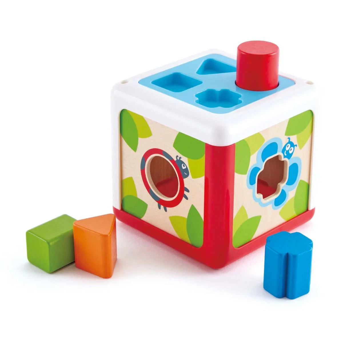 Hape Wooden Colorful Shape Sorting Box