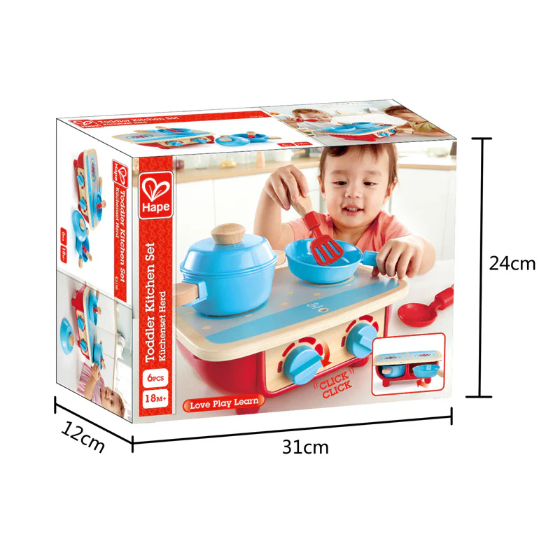 Hape Wooden Cooking Kitchen & Food Playset - Image 6