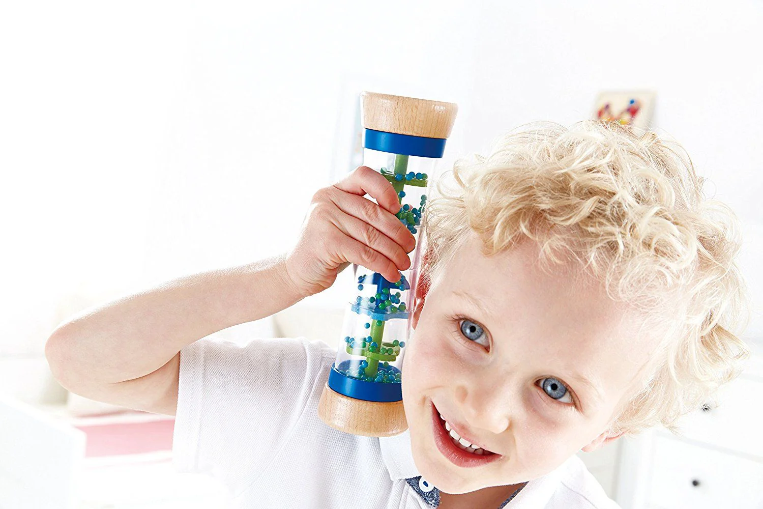Hape Wooden Musical Beaded Raindrops