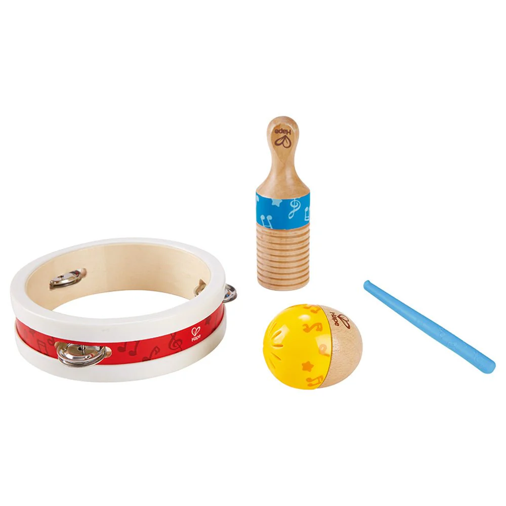 Hape Wooden Musical Rhythm Set 4pcs - Image 3
