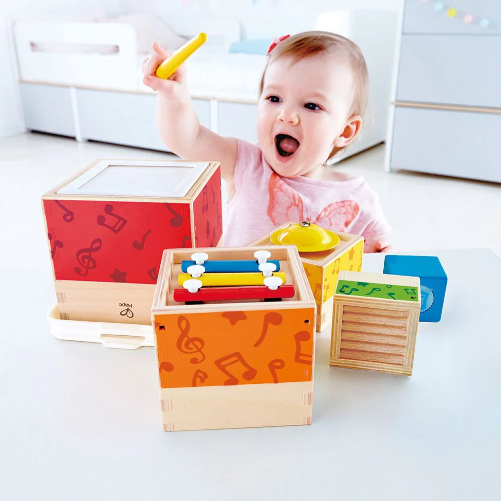 Hape Wooden Stacking Musical Set - Image 2