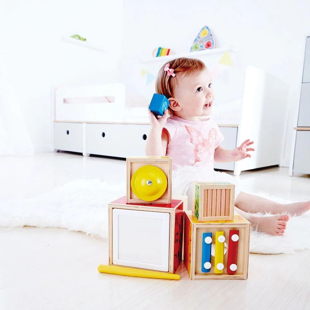Hape Wooden Stacking Musical Set - Image 3