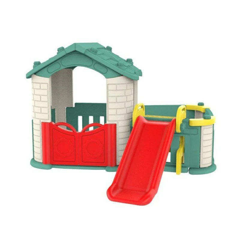 Happy Big Play House with Slide Green CHD-803
