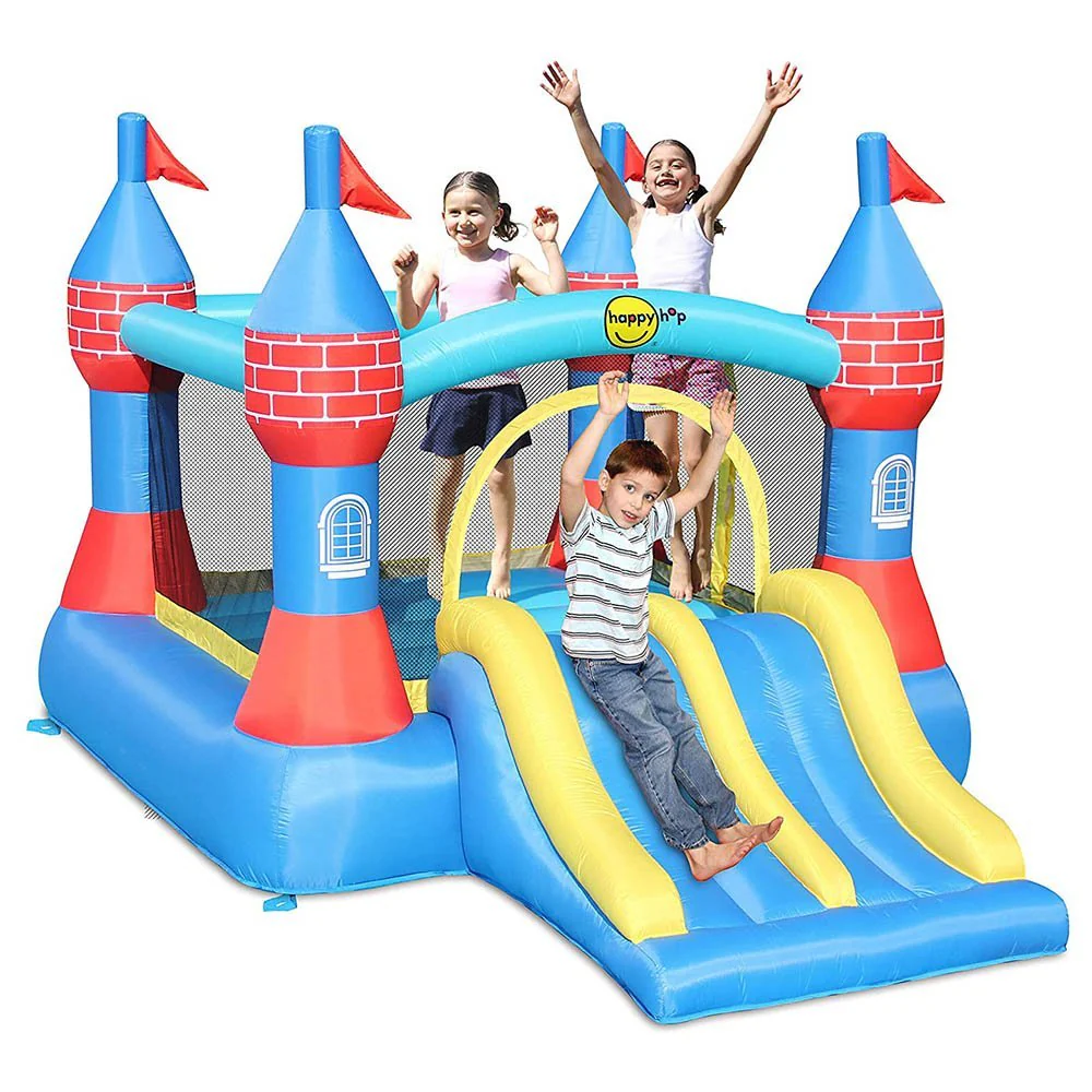Happy Hop Castle Bouncer with Double Slide 9512