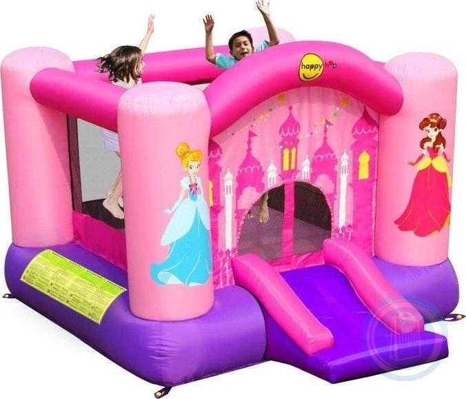 Happy Hop Princess Slide and Hoop Bouncer