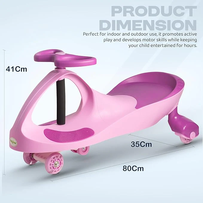 Swing Car With Light Purple/Pink - Image 2