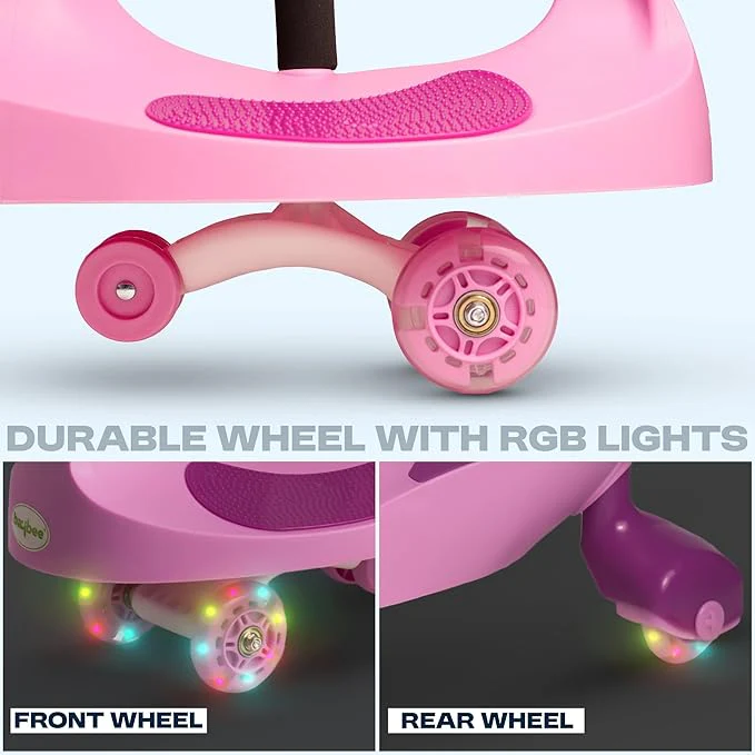 Swing Car With Light Purple/Pink - Image 3