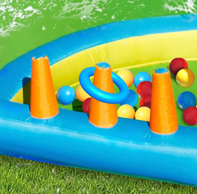 Happy Hop The Oasis 7-in-1 Water Park | Kids Inflatable Slide & Pool - Image 8