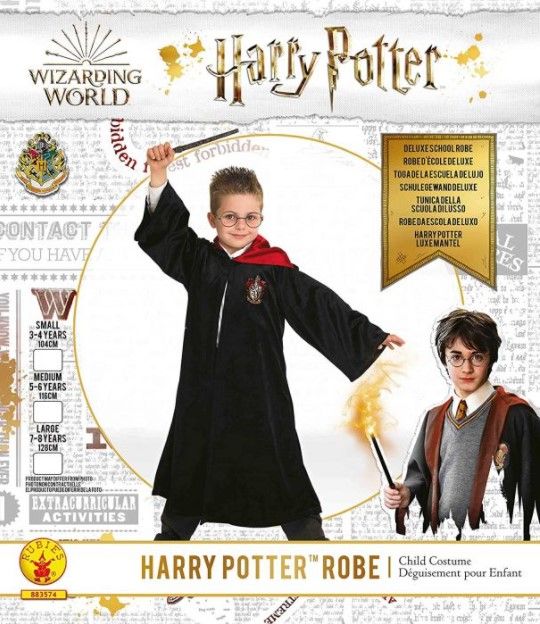 Harry Potter Deluxe School Robe Medium 883574 - Image 2