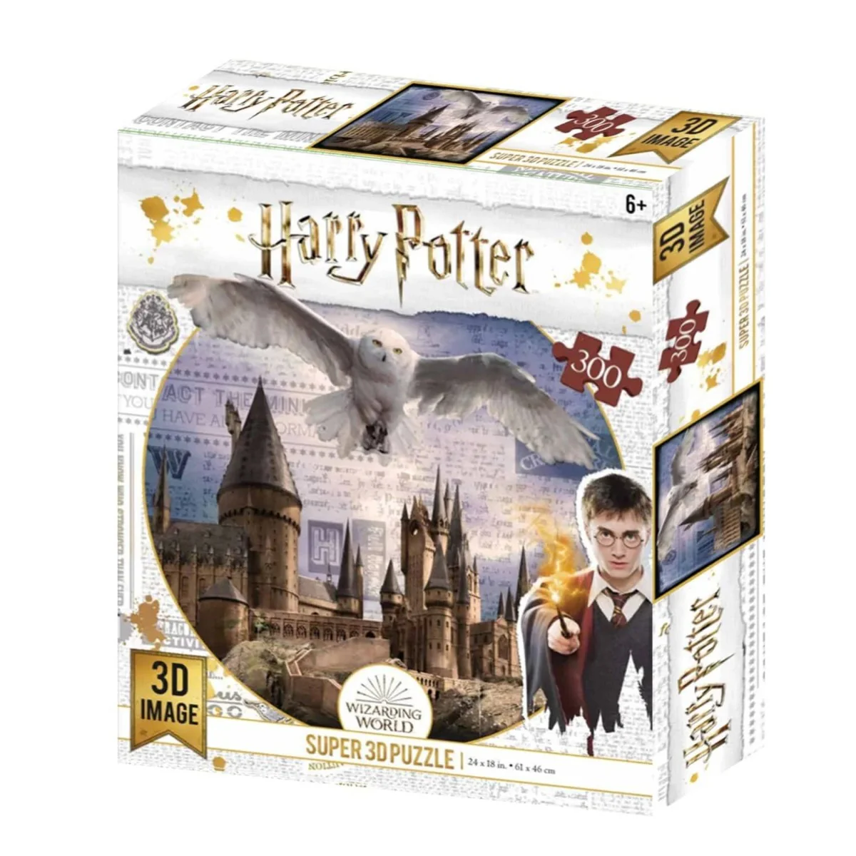 Harry Potter Hogwarts and Hedwig Puzzle 300 Pcs 32508