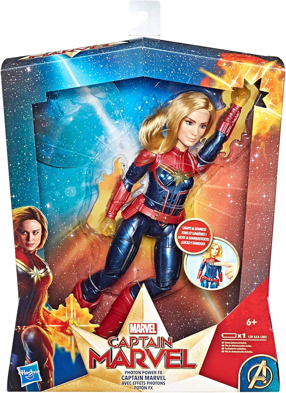Hasbro Avengers Captain Marvel light and sound 29 cm E3610 - Image 3