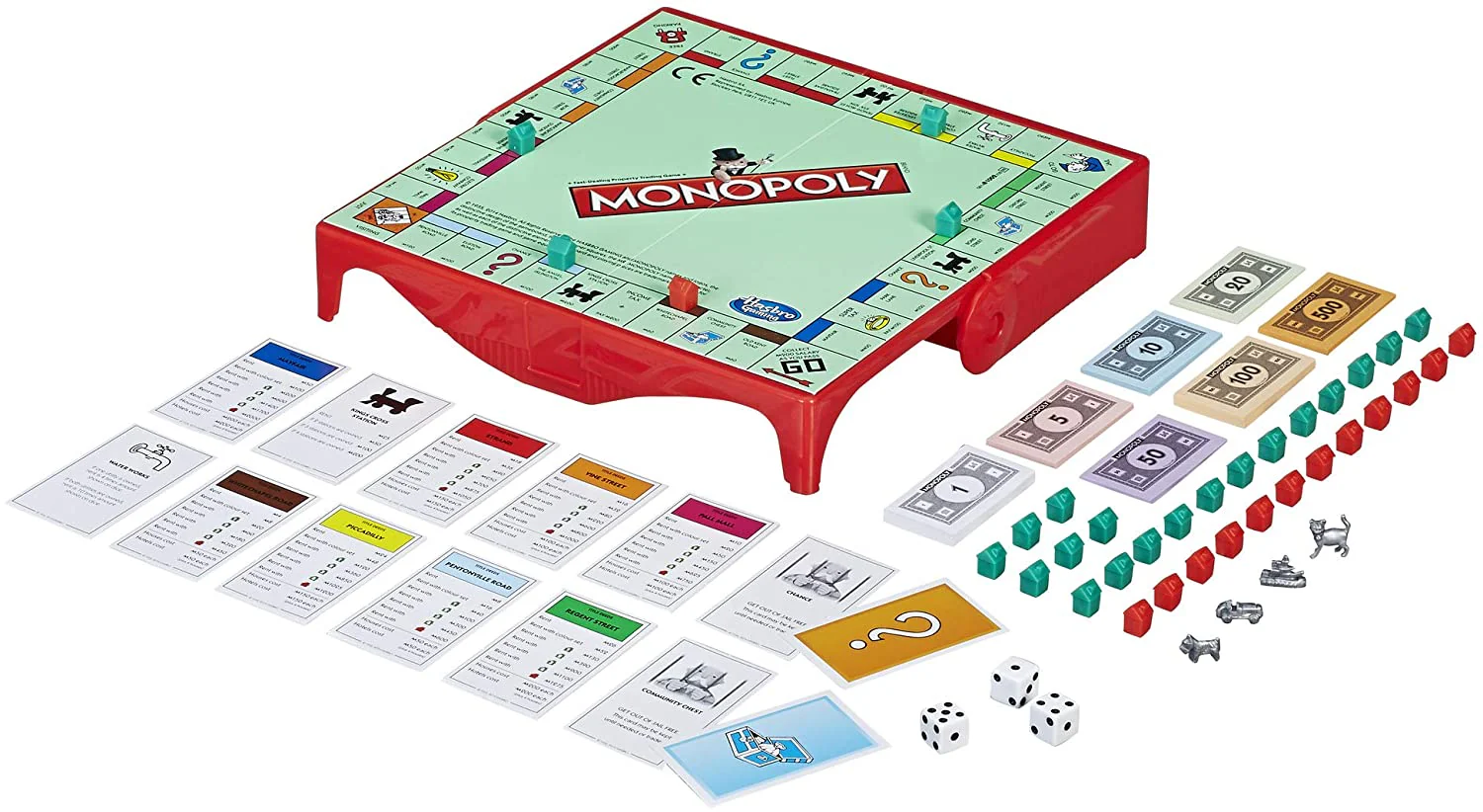 Hasbro Monopoly Grab & Go Travel Game B1002 - Image 2