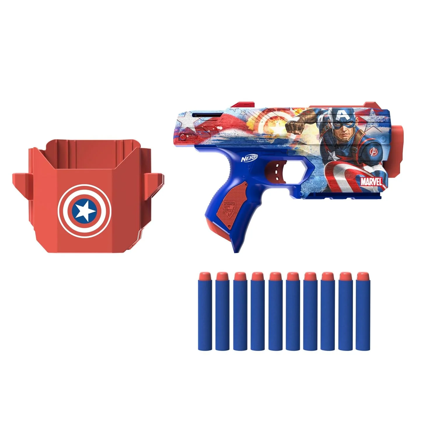 Hasbro Nerf Captain America Blaster - Image 2