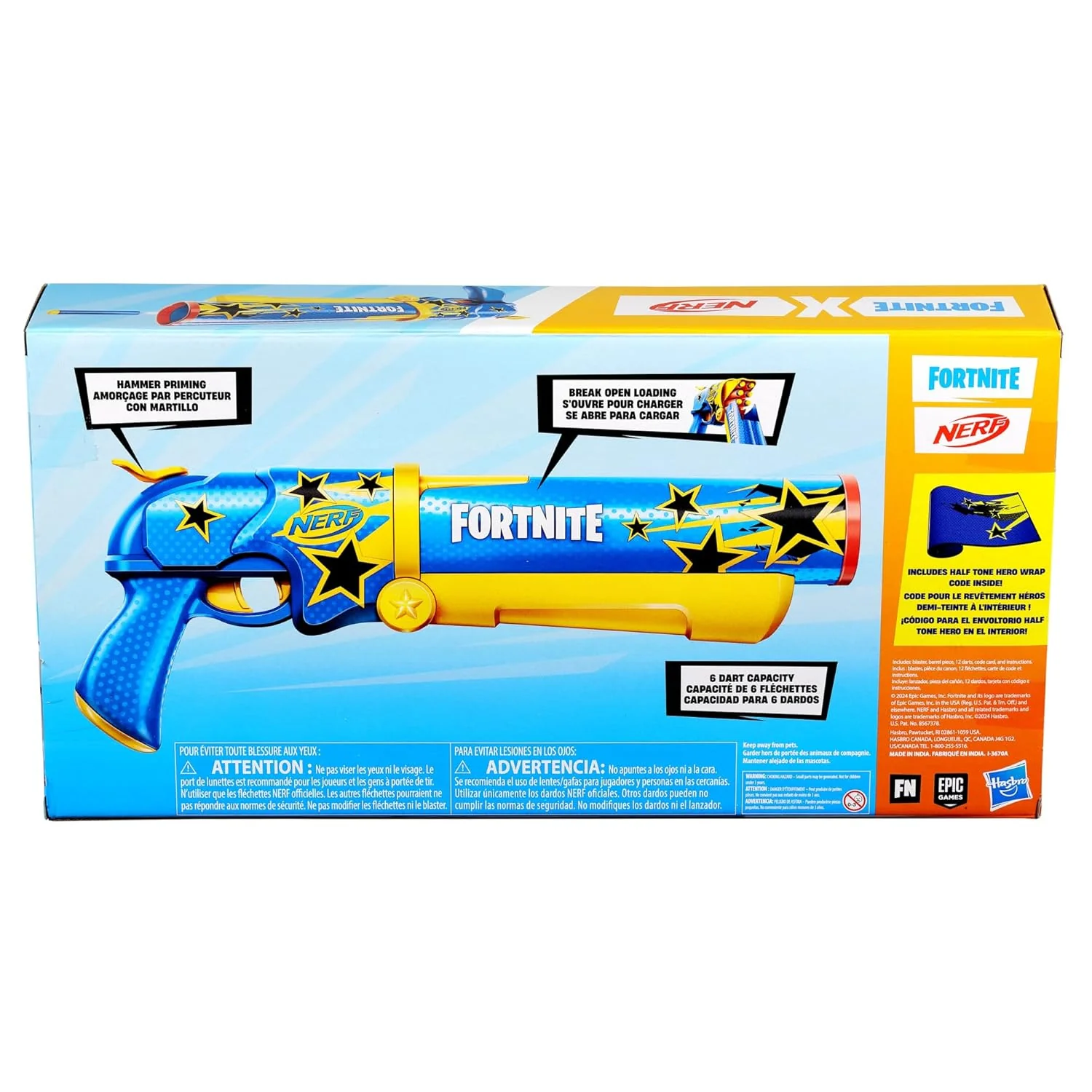 Hasbro Nerf Fortnite Half Tone Hero F8947 - Image 2