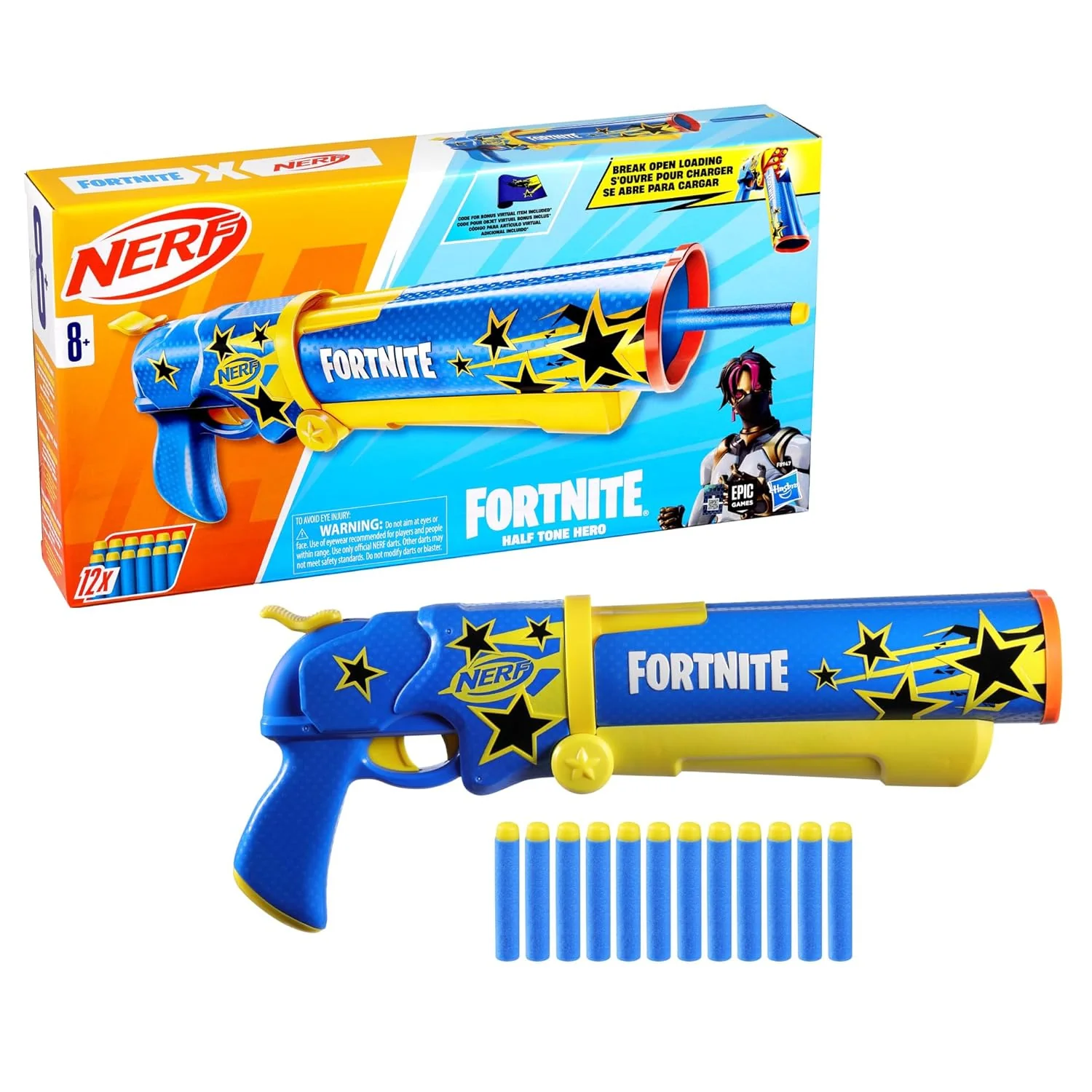 Hasbro Nerf Fortnite Half Tone Hero F8947 - Image 3