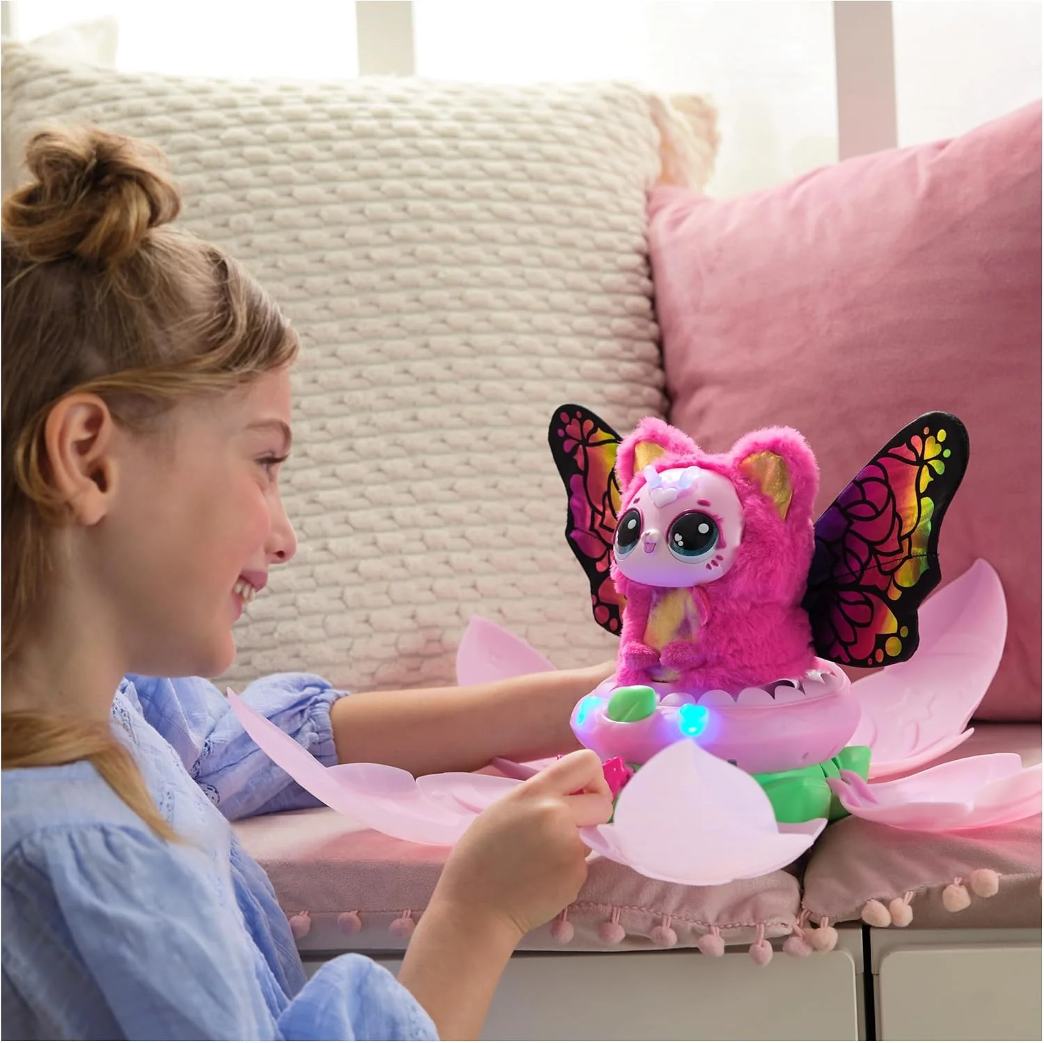 Hatchimals Bloomables Kittyfly Interactive Toy – 100+ Sounds & Reactions | Ages 4+ - Image 7