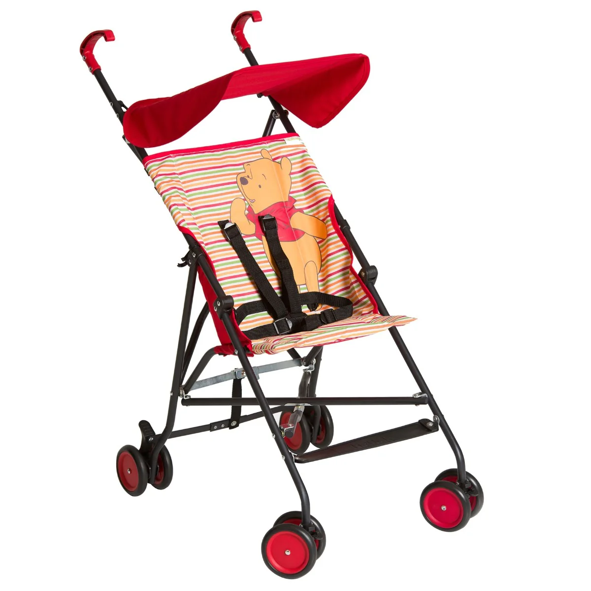 Hauck Disney Baby Sun Plus Pushchair Pooh Spring Brights Red 113776
