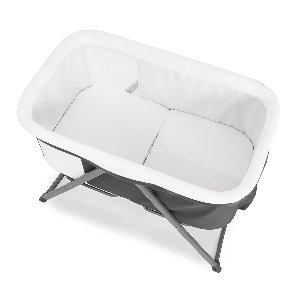 Hauck Dreamer Rocking Crib Portable Fold Away Baby Bed Gray 608951 - Image 3
