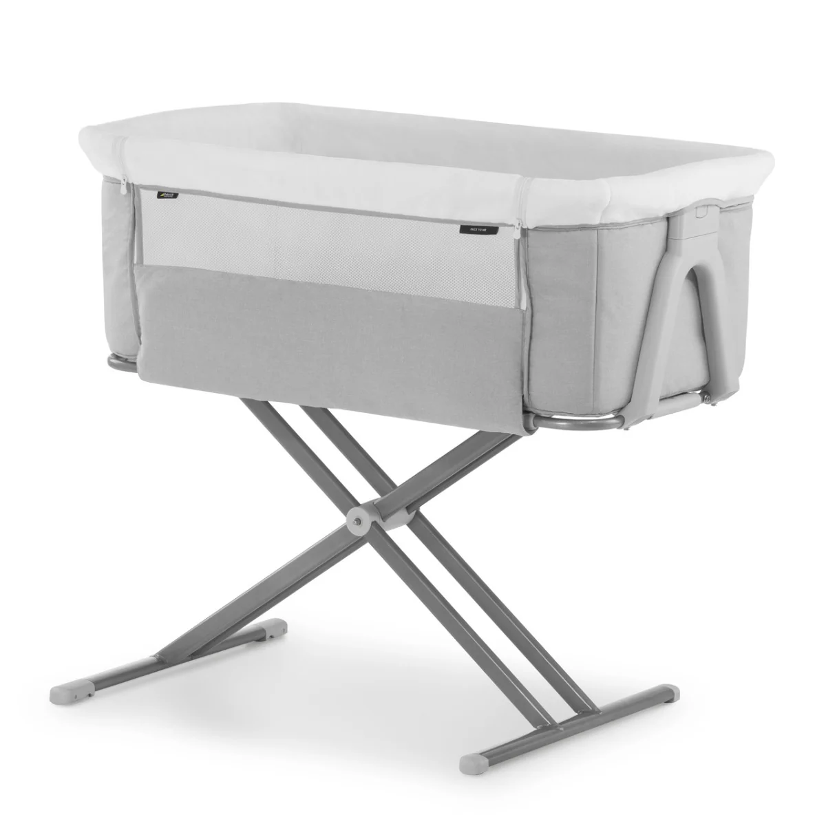 Hauck Face to Me 2 Melange Grey Baby Bed 608531