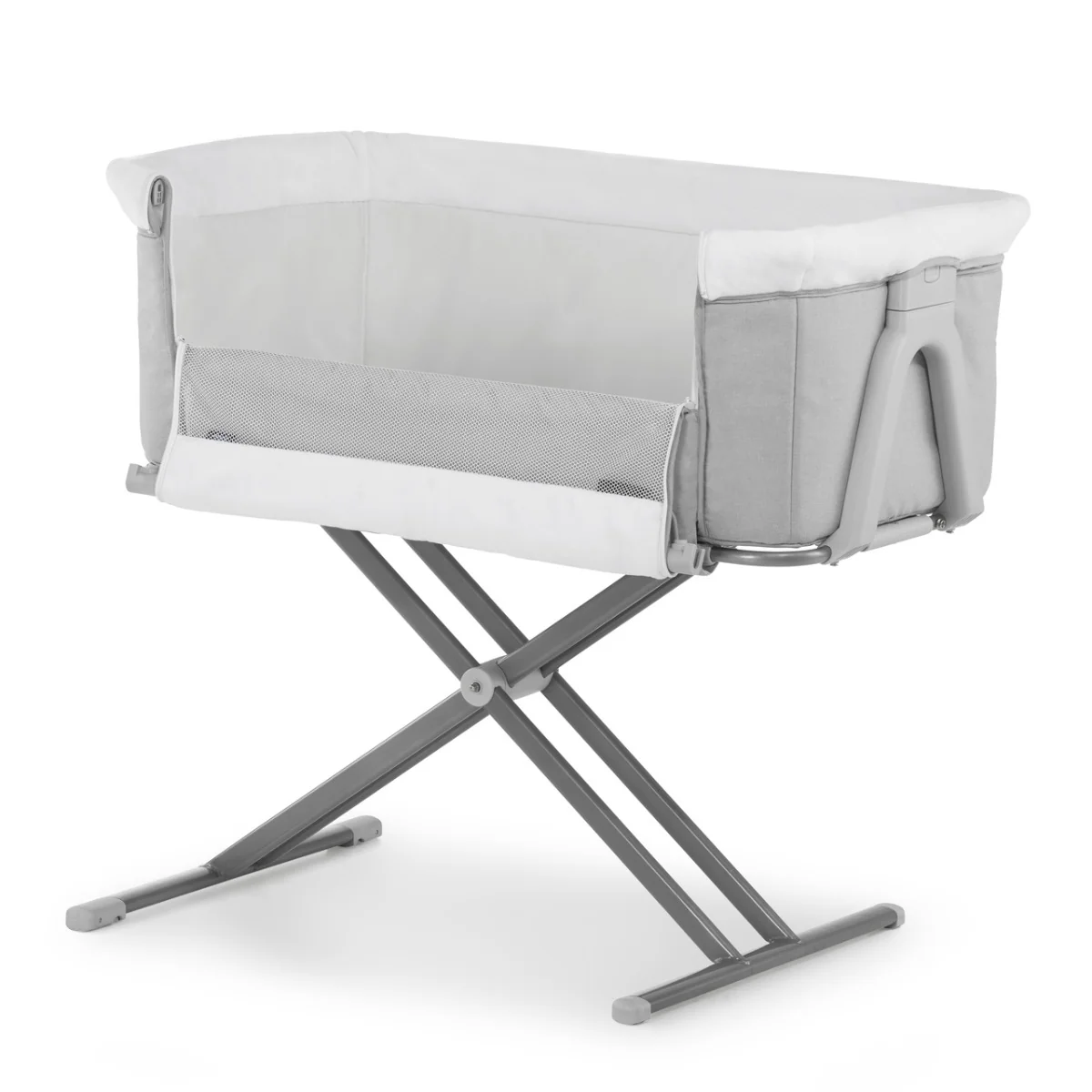 Hauck Face to Me 2 Melange Grey Baby Bed 608531 - Image 15