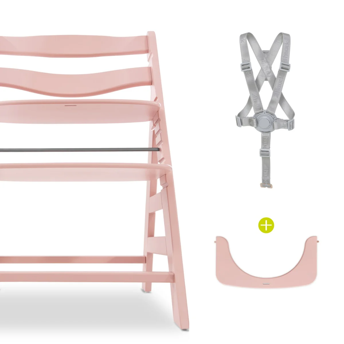 Hauck Wooden High Chair Alpha+ Rose 661314 - Image 7