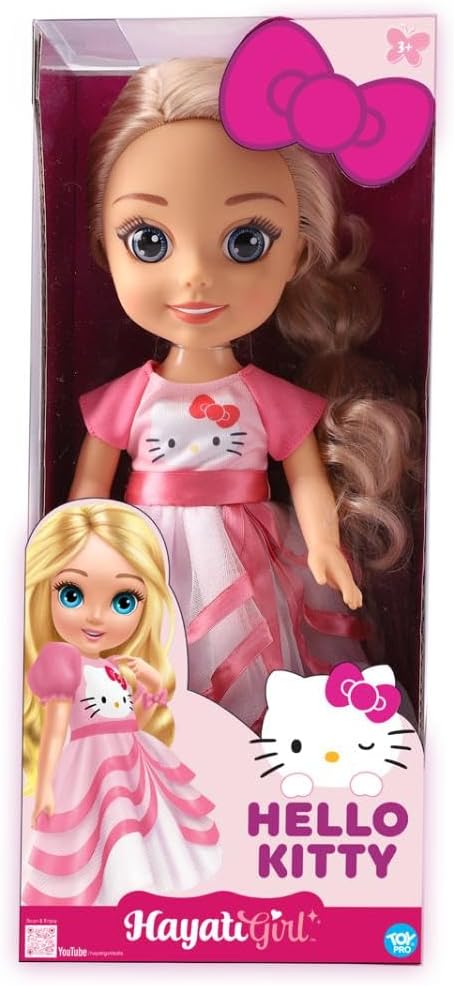 Hayati Girl Doll Hello Kitty Party Dress 14inch