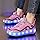 Heely Double Wheels Shoes With Lights Size 30 - Pink LRDWS212-30 - Image 2