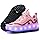 Heely Double Wheels Shoes With Lights Size 34 - Pink LRDWS212-34