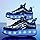 Heely Double Wheels Shoes With Lights Size 36 - Blue LRDWS212-36 - Image 2