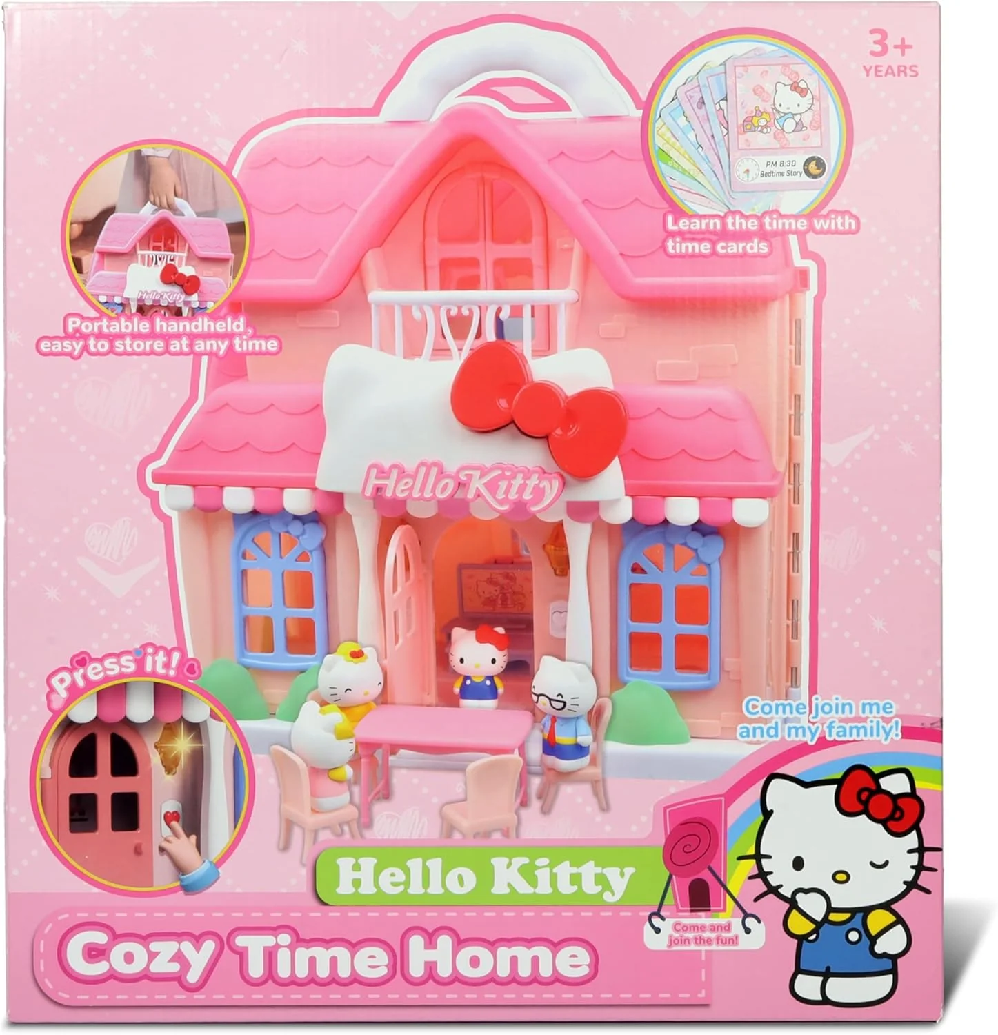 Hello Kitty Cozy Time Home Dollhouse Playset - Image 2
