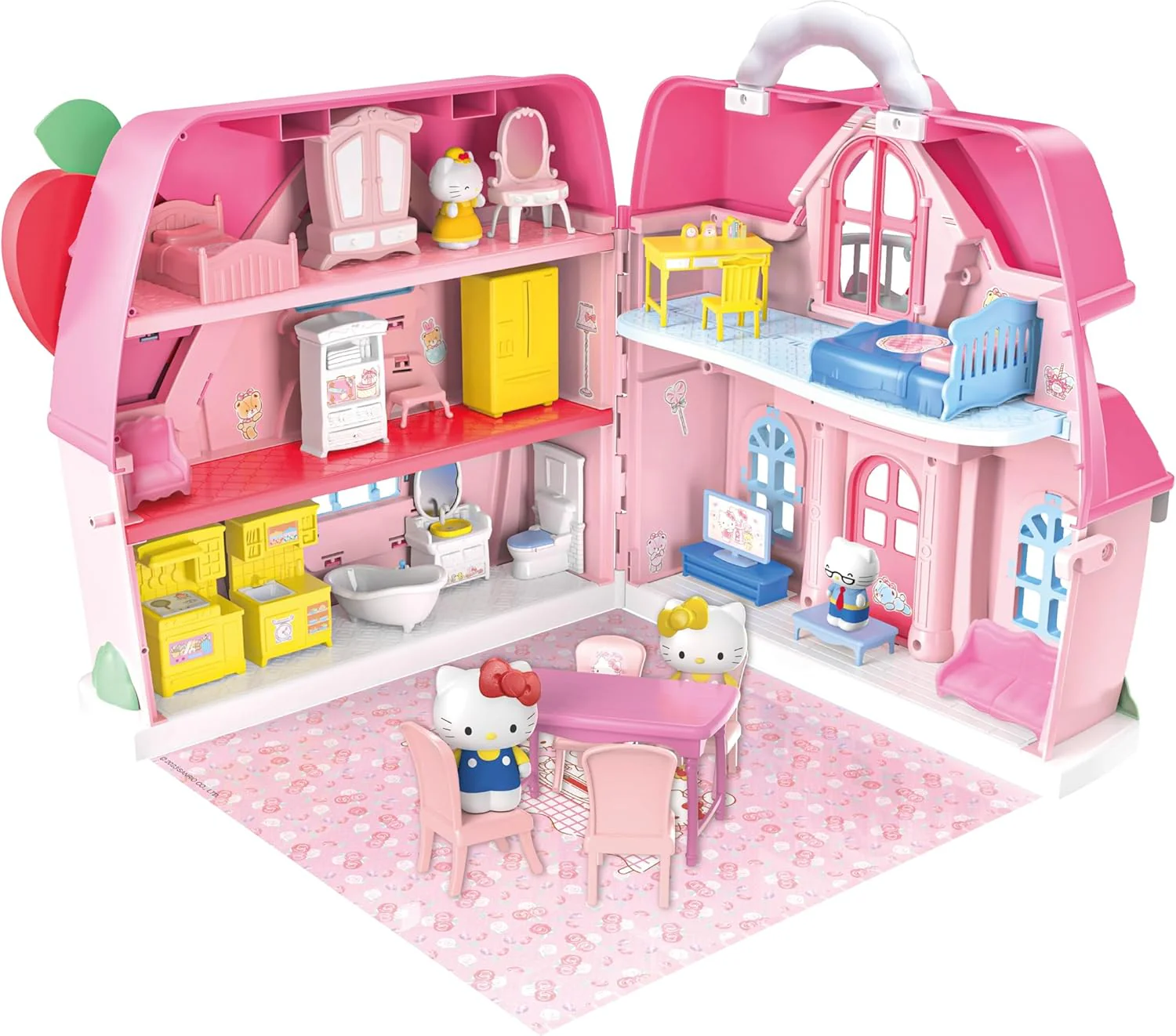 Hello Kitty Cozy Time Home Dollhouse Playset - Image 4
