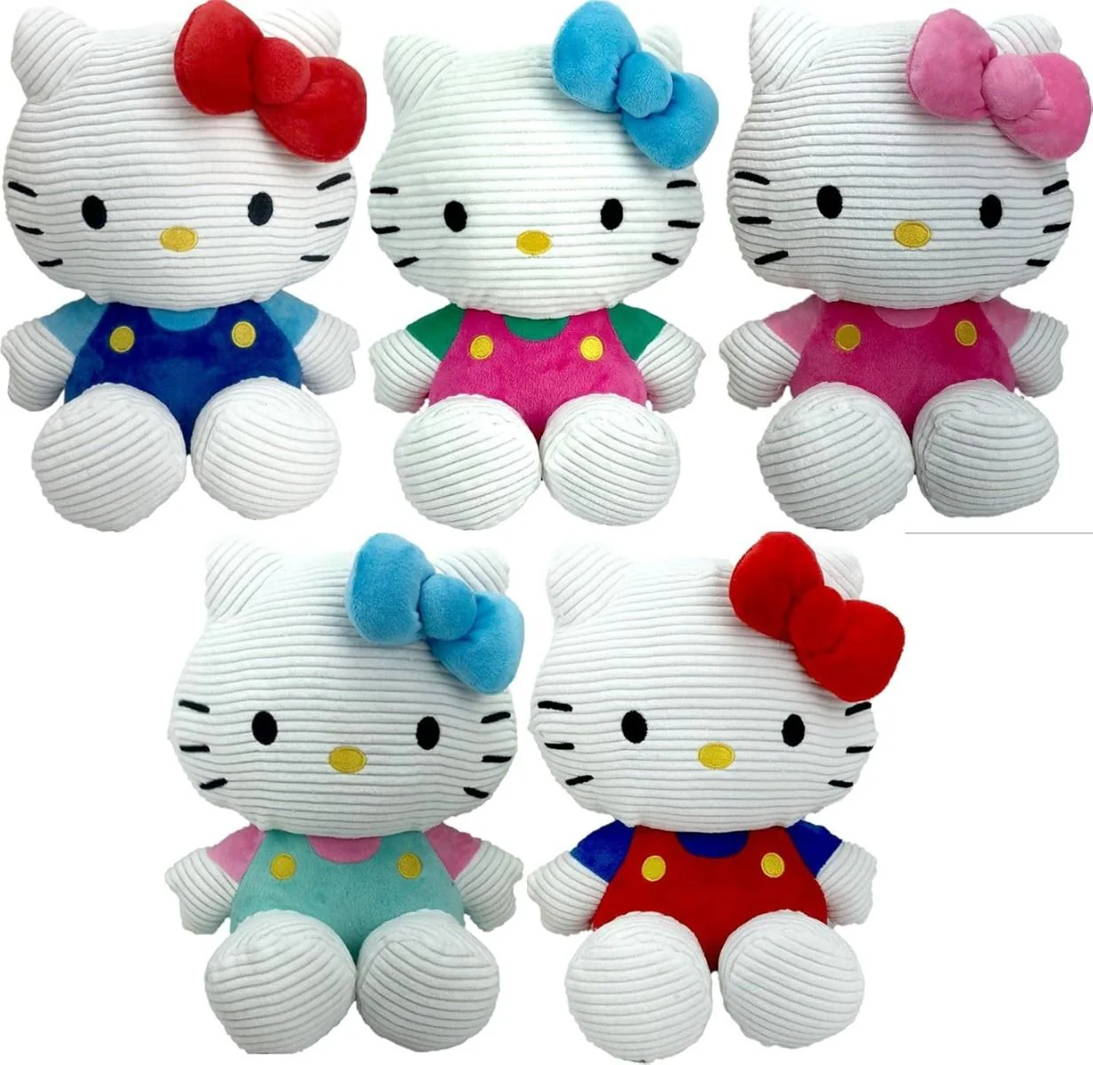 Hello Kitty Plush Corduroy 7.5 Inch Asst ZZHKCORPL-S1