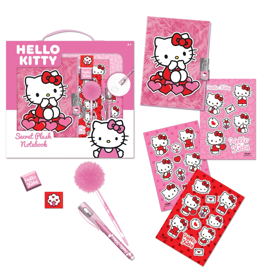 Hello Kitty Secret Plush Notebook FKART-HK-406