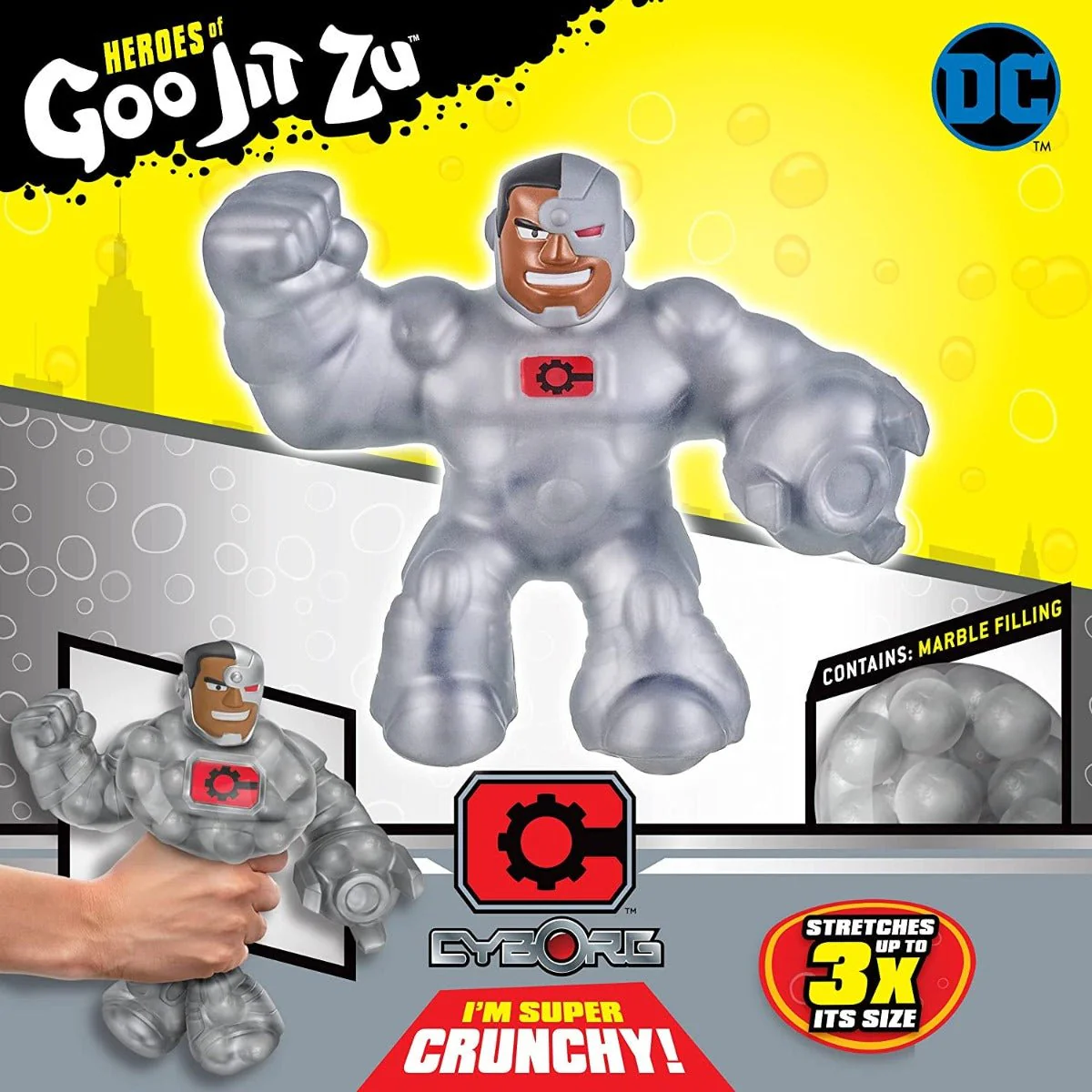 Heroes of Goo Jit Zu DC Hero Pack Cyborg 41219 - Image 4